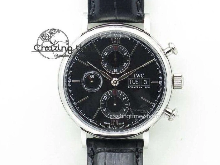 MIROTIME 0517 Mark XVIII IW327002 SS Mk Maker Best Edition White Dial On Black Leather Strap A SunProtective 7298